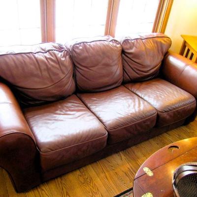 Leather sofa
