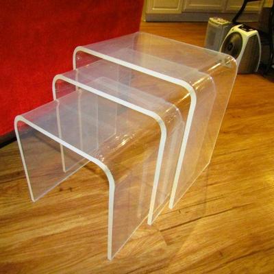 Vintage Lucite nesting tables