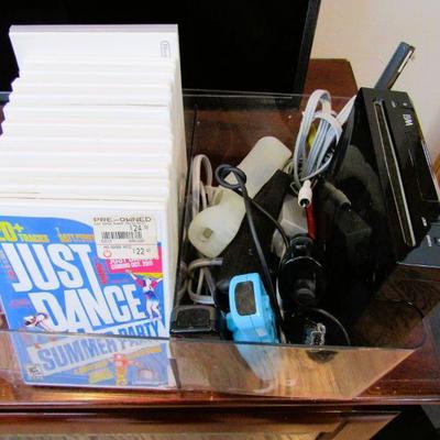 Wii console & games