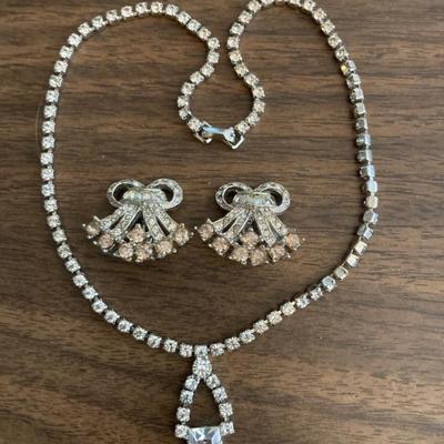 Vintage rhinestone jewelry