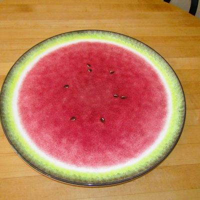 Tiffany watermelon tray