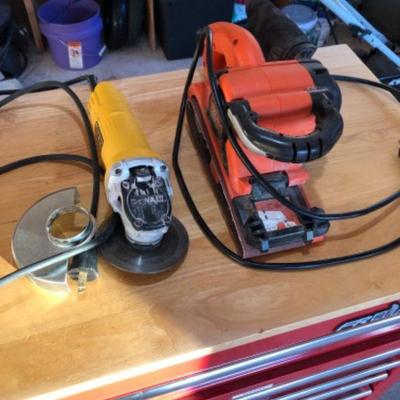 101 dewaltanglegrinder blackdeckerbeltsander