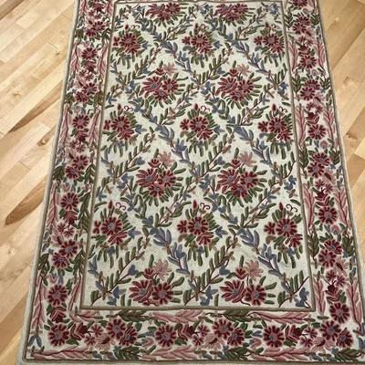 133 vintagefloralrugorwallhanging