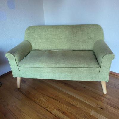 47 noblehousefurnishingsmodernlimegreenloveseat