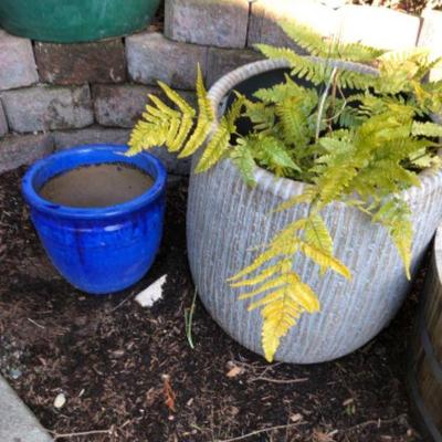 18 triooutdoorgardenpotsterracotta fiberglass