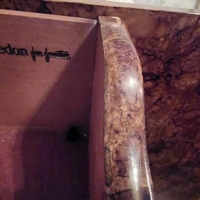 Henredon Buffet Burelled Wood