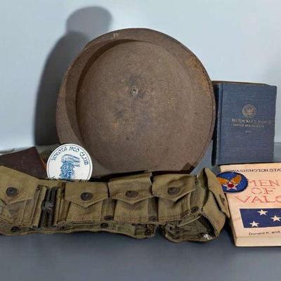 Ww1 brodie doughboy helmet other militaria
