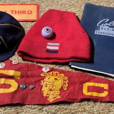 Sc trojans pennant cub scouts & other items