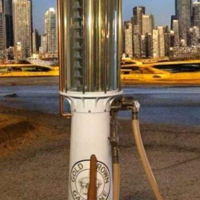 Wayne gold crown" visible gas pump