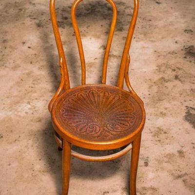 Antique j j kohn bentwood chair