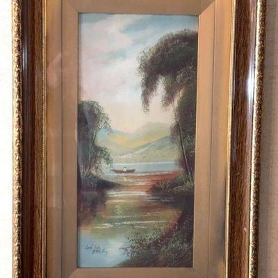 B wallinger painting titled lach ness"