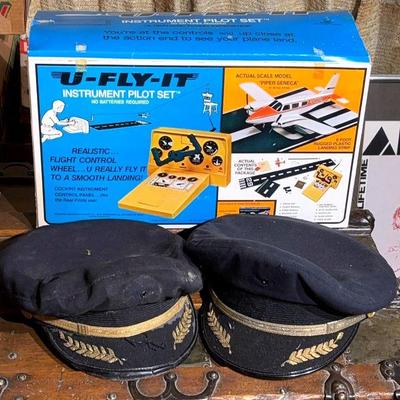 Vintage u fly it instrument pilot toy set