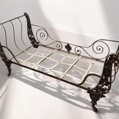 French cast iron daybed