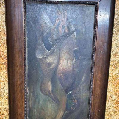 Antique original artwork signed bernadette wakefield
