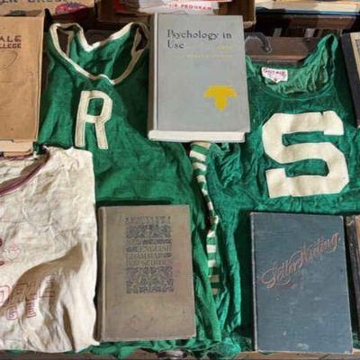 School ephemera jerseys books, stein & such