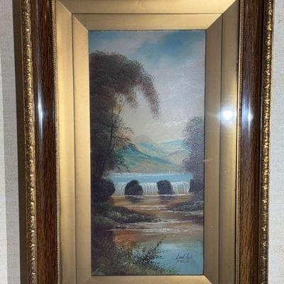 B wallinger painting titled loch foyle"