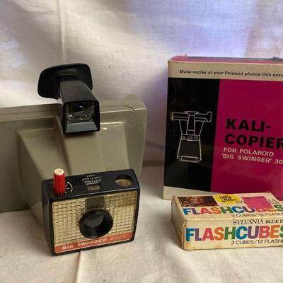 Polaroid big swinger camera