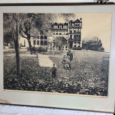 Peter winslow milton lithograph october piece"