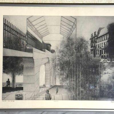 Peter winslow milton lithograph julia passing"