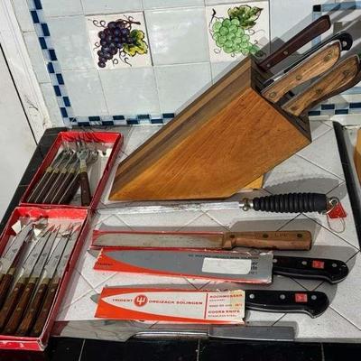 Kitchen knives wusthof capri stainless, sabatier & toledo