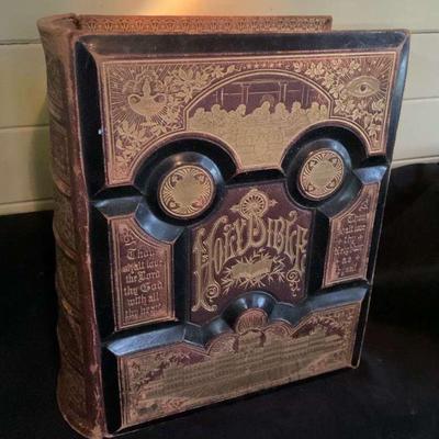 Late 19th century illustrated holy bible