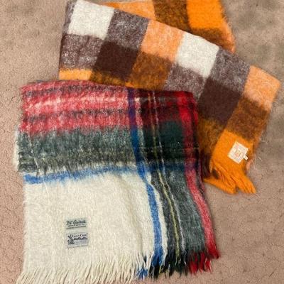 Scottish mohair throw blankets
