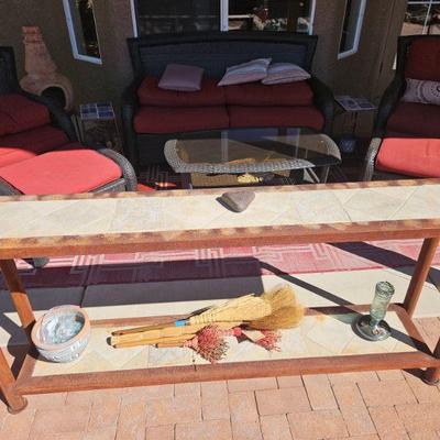 Outdoor Sofa Table