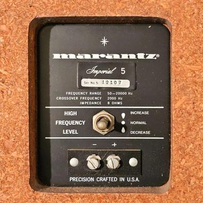 Pair of vintage MARANTZ Imperial 5 speakers.