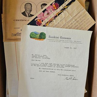 Vintage photographs & vintage paper items.