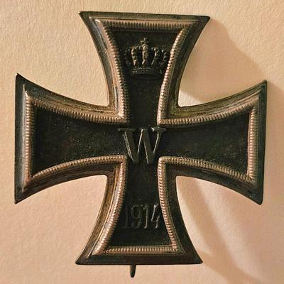 Original 1914 German WWI First Class Iron Cross.