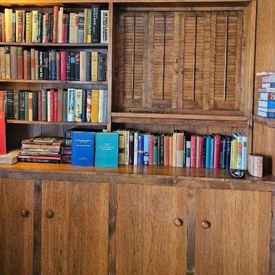 Books, numerous subjects.