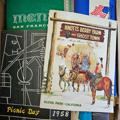 Vintage photographs & vintage paper items.