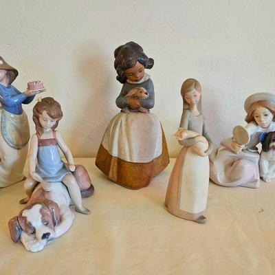 Lladro figurines.