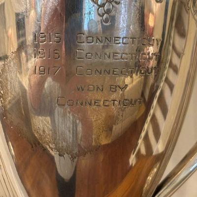 Connecticut Engraved Sterling Trophy Cup