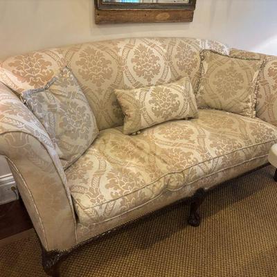 French Sofa in Designer Upholstery