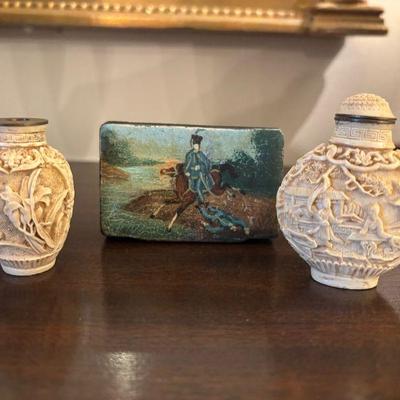 Asian Snuff Bottles, Russian Lacquer 