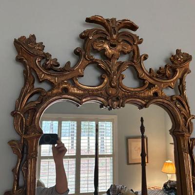 Ornate Interior Gilt Mirror