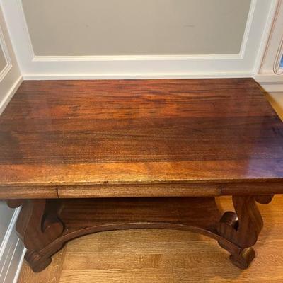 Antique Mahogany Library Table/Desk