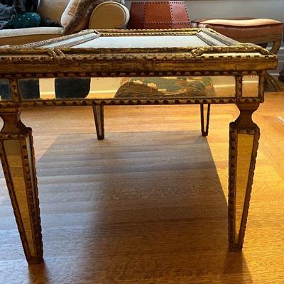 Vintage Mirrored Coffee Table