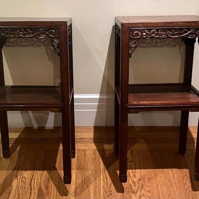 Antique Chinese Tea Tables (Pair)