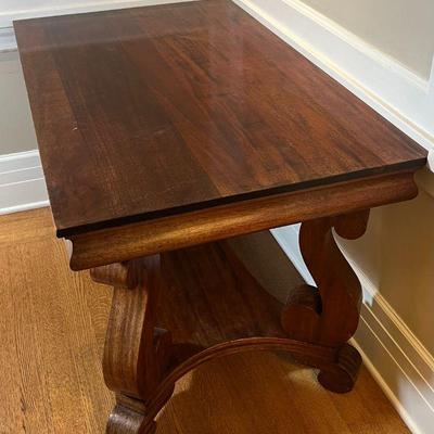 Antique Mahogany Library Table/Desk