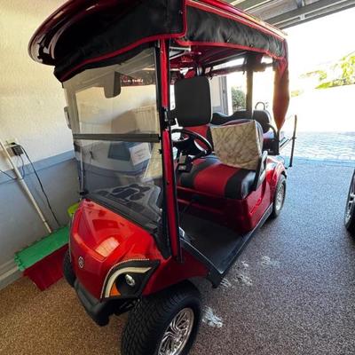 2018 Yamaha electric four seater. 
Refurbished in 2021 with upgraded seats new rain sides. 