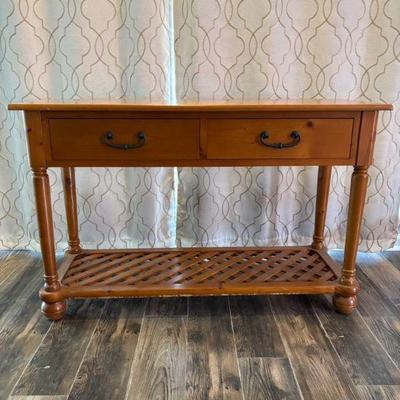 Vintage bombay company console table classic wood design
