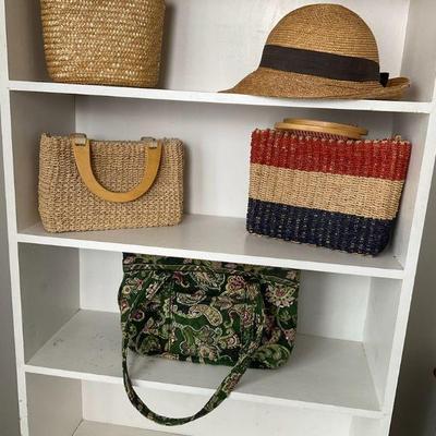 Stylish bag hat lot featuring vera bradley