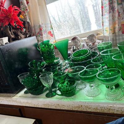 Green dishes
