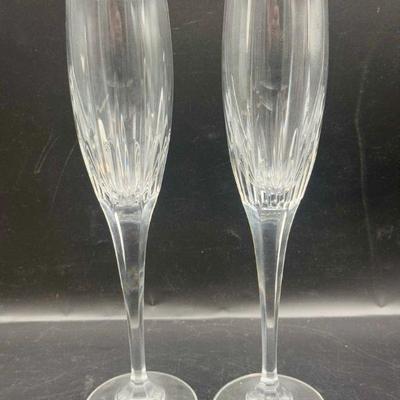(2) Golden Light By Mikasa Champagne Flutes
