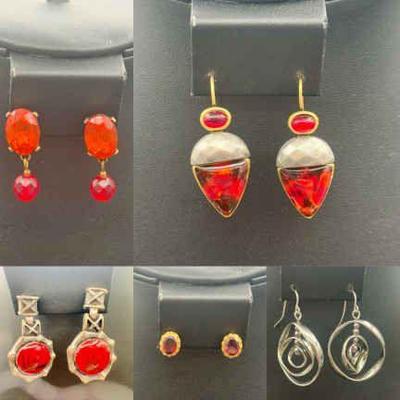 Fabulous Earring Lot (5) Pairs
