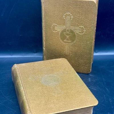 (2) Vintage Missal Books
