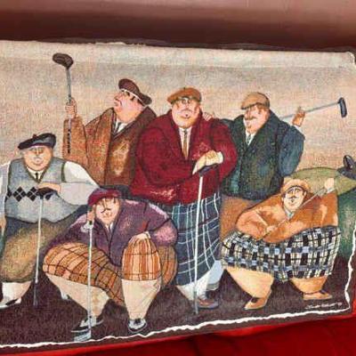 Jennifer Garant Golfer Tapestry
