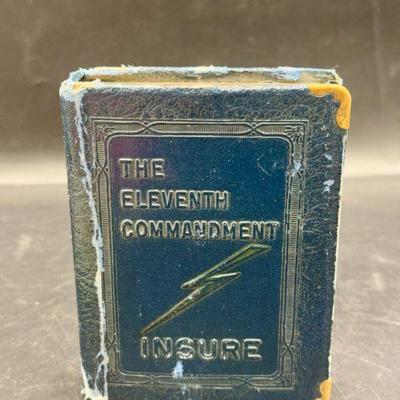 The Eleventh Commandment Insure Bank W Coins
